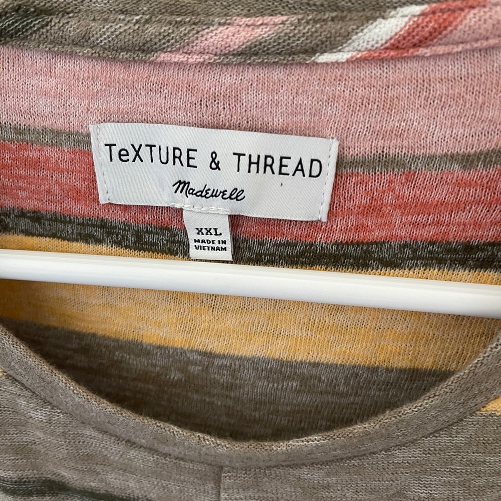 Texture And Thread Front Tie Top - image 3